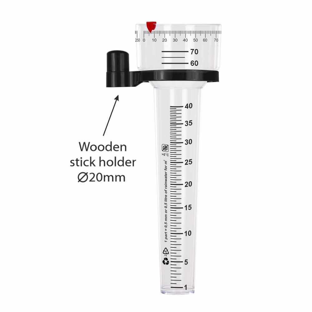 rain gauge EKO+ black
